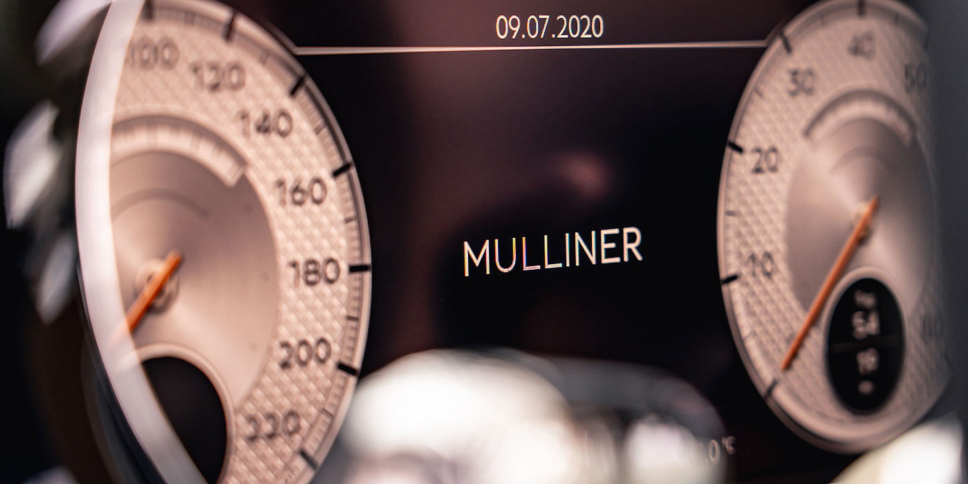 Bentley Katowice Bentley Continental GT Mulliner coupe Mulliner dial detail